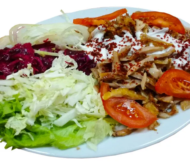 Menu kebab šalát