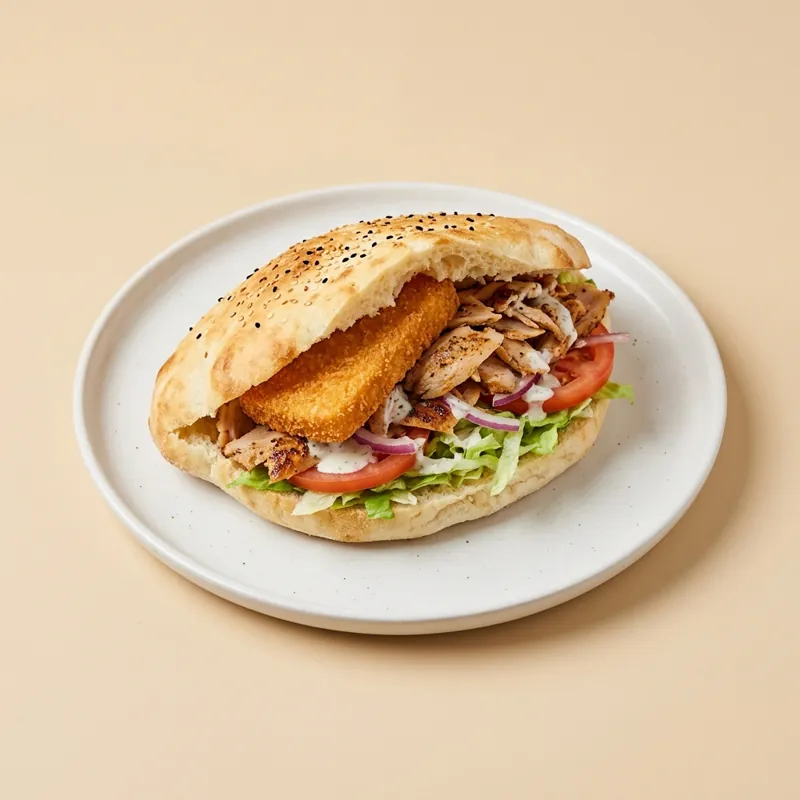 Menu pide cheese-kebab