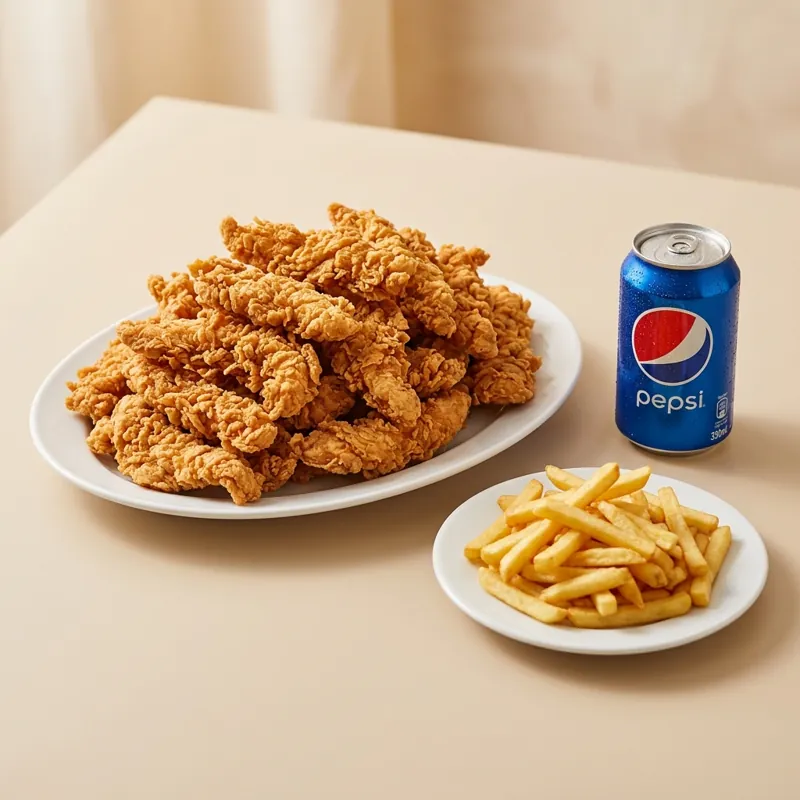 Menu stripsy / nuggetky XXL